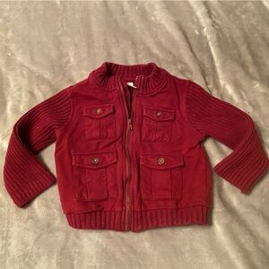 Red Sweater Jacket 18mo
